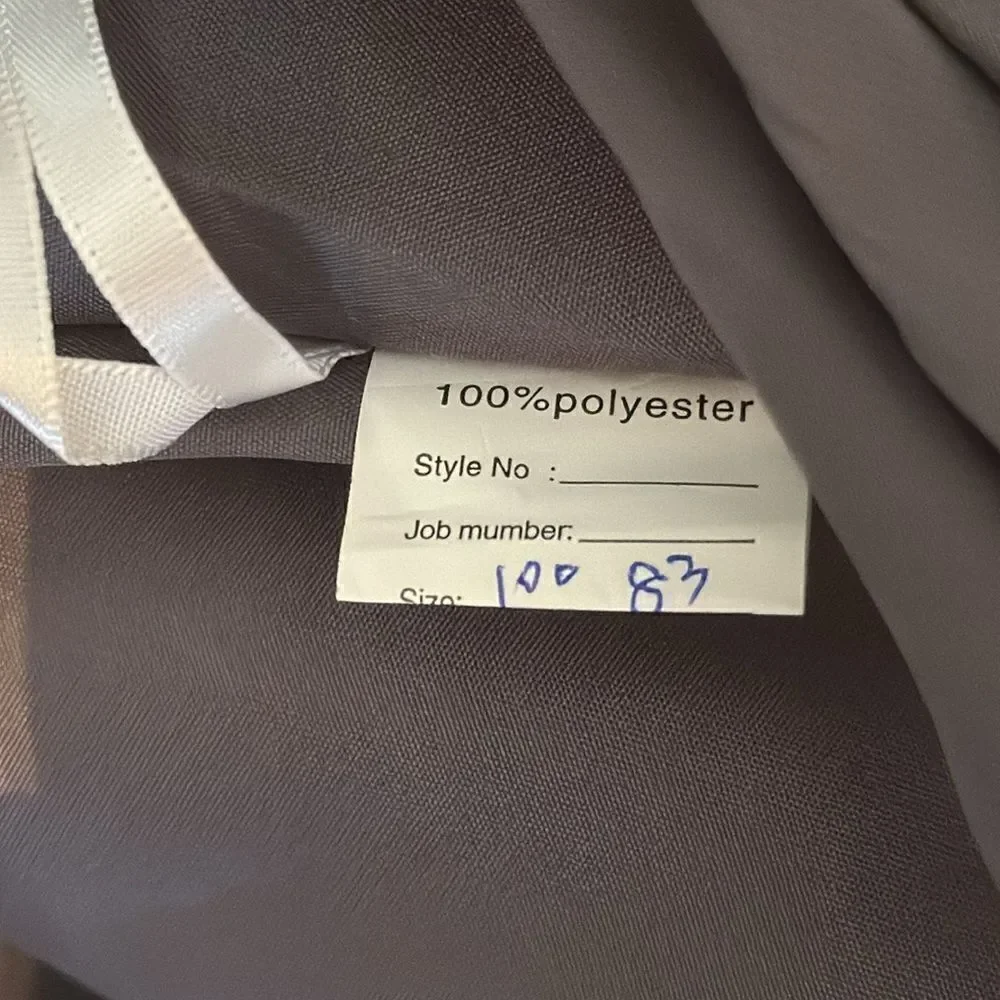 Women’s Gray Short One Shoulder Pleated Chiffon Formal Party Dress Size 12 *READ